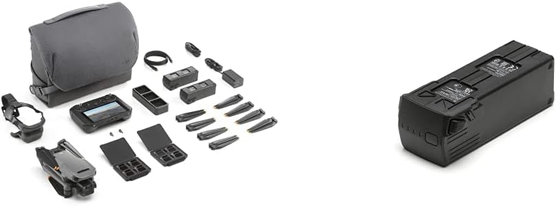 DJI Mavic 3 Cine Premium Combo Camera Drone with 4/3 CMOS Hasselblad Camera, 5.1K Video, 46 Minutes Flight Time, Apple ProRes 422 HQ and 15 km Video Transmission  Mavic 3 Intelligent Flight Battery