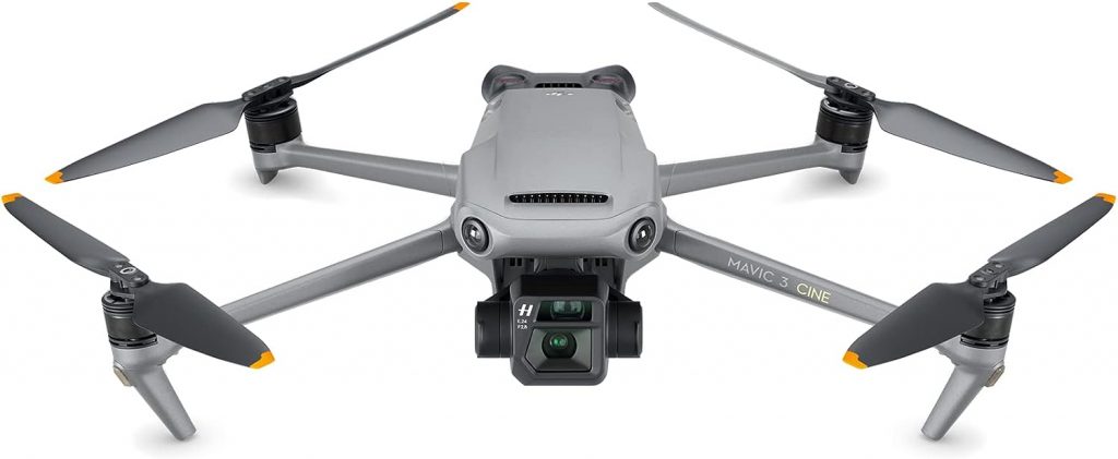 DJI Mavic 3 Cine Premium Combo, Drone with 4/3 CMOS Hasselblad Camera, 5.1K Video, Omni-Directional Obstacle Avoidance, 46 min Flight Time, 15 km Video Transmission, Includes DJI RC Pro, Three Batteries