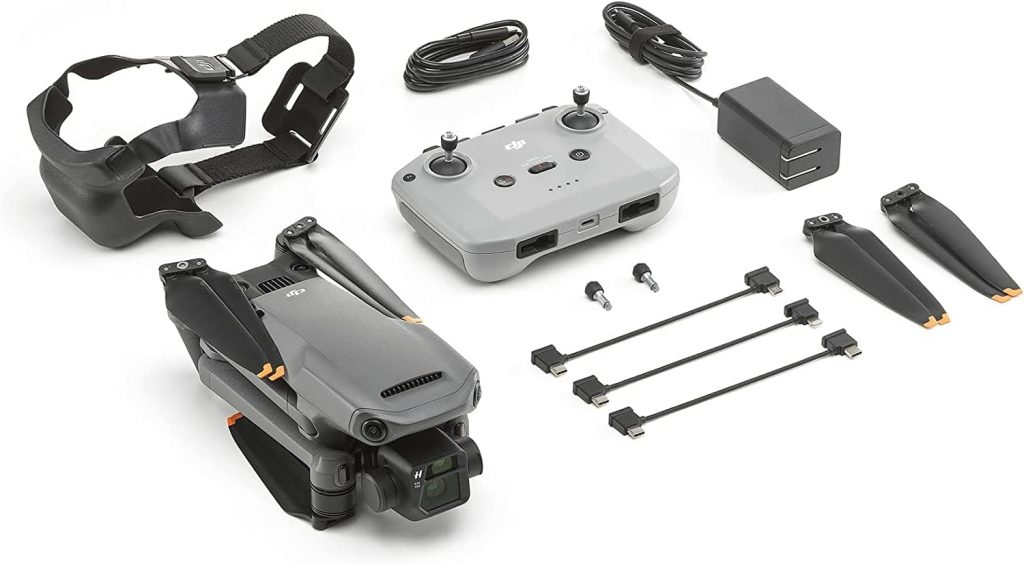 DJI Mavic 3 Drone with 4/3 CMOS Hasselblad Camera, 5.1K Video, Omni-directional Obstacle Avoidance, 46 min Flight Time, Improved Return, 15 km Video Transmission, Drone with DJI RC-N1 Remote Control