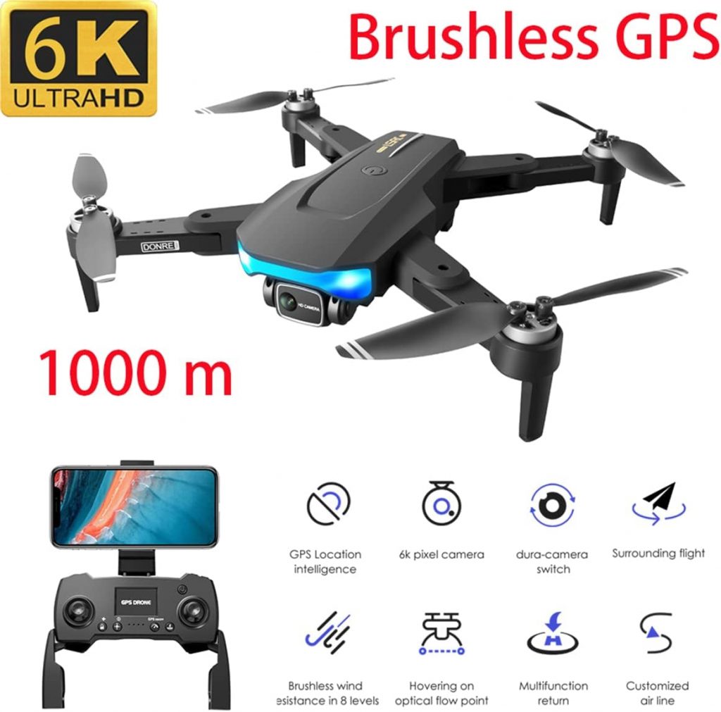 FOMT Drone with 4K Camera 3KM FPV Transmission 4 Axis Universal Quadcopter, Ice Anti Shake, Anti Obstacle 5G GPS Folding Drone with Dual WiFi Professional Antenna Brushless Drone FOMT Drone with 4K Camera 3KM FPV Transmission 4 Axis Universal Quadcopter, Ice Anti Shake, Anti Obstacle 5G GPS Folding Drone with Dual WiFi Professional Antenna Brushless Drone